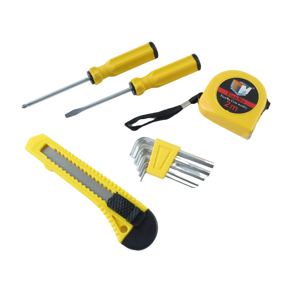 Durable compact tool set for home repairs and DIY projects