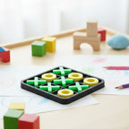 Complete Tic Tac Toe board game set featuring interlocking pieces