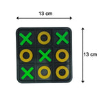 Size reference image showing dimensions of Classic Tic Tac Toe game board