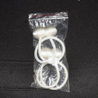 Elegant magnetic curtain tiebacks in a home setting, styling a window.
