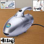 Front view of Orbit handheld mini vacuum cleaner showing ergonomic design