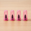 Pink screw-style tubeless tire repair nail for quick puncture fixes