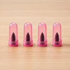 Pink screw-style tubeless tire repair nail for quick puncture fixes