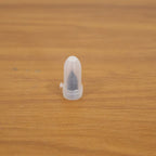 Tire puncture repair rubber plug in use