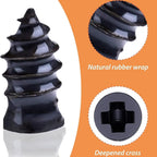 Set of 4 tire repair nails for tubeless tires