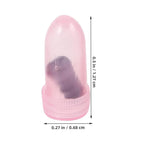 Size reference image of pink tire repair nail plugs