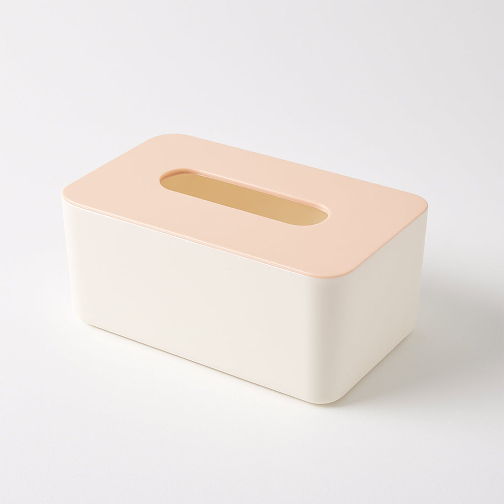 Tissue Holder on a bathroom counter blending with modern interior