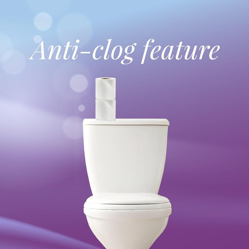 Individual packaging of Freshee toilet tissue rolls ensuring hygiene and easy storage.