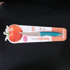 Premium kitchen tomato knife made from stainless steel with serrated edge