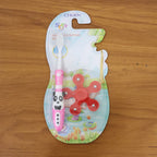 Fun and interactive kids toothbrush set with panda theme and spinner toy