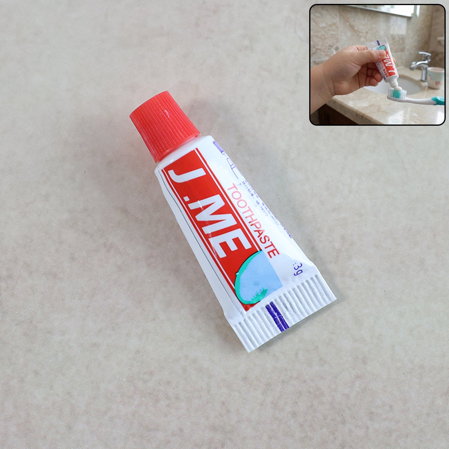 Portable grooming kit designed for easy travel with toothbrush and comb