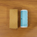 Clean and hygienic toothbrush holder mounted on wall