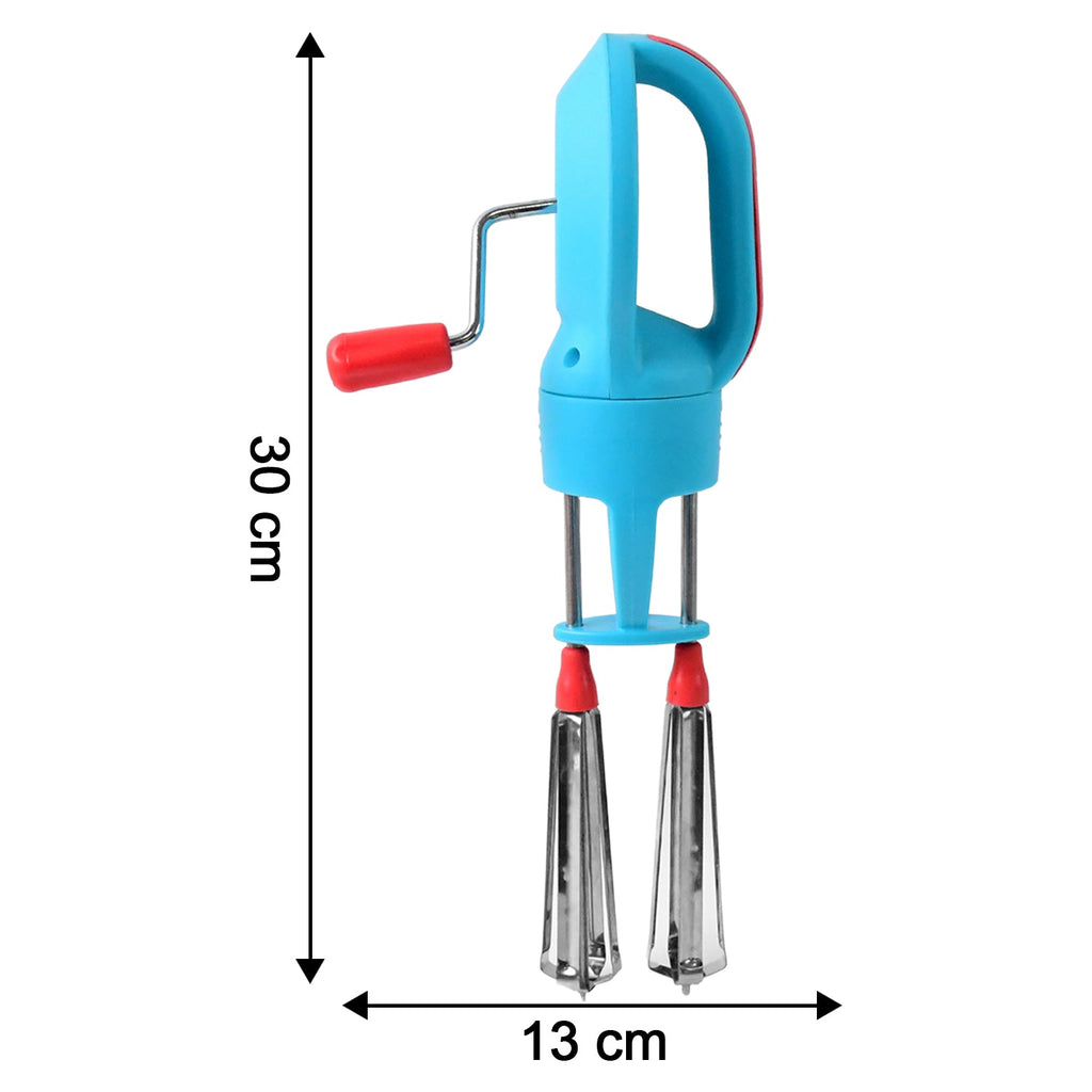Kitchen manual hand beater for whipping and mixing ingredients
