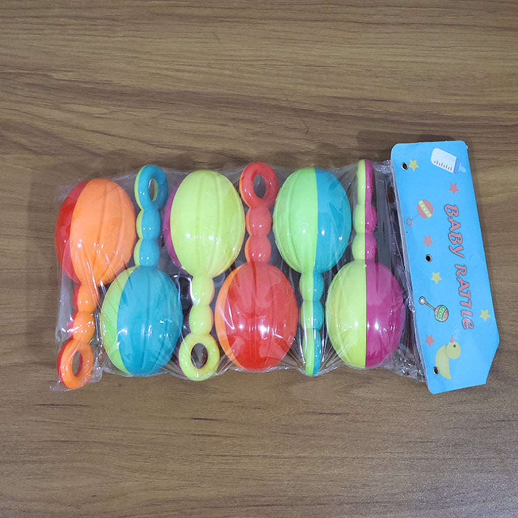 Safe and durable baby hand rattle toy set for infants