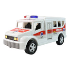 Compact ambulance vehicle toy designed for young children by Funwoods