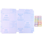 Transparent book cover wrapped around textbook for protection