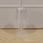 Decorative crystal lamp perfect for adding sparkling light to any corner.