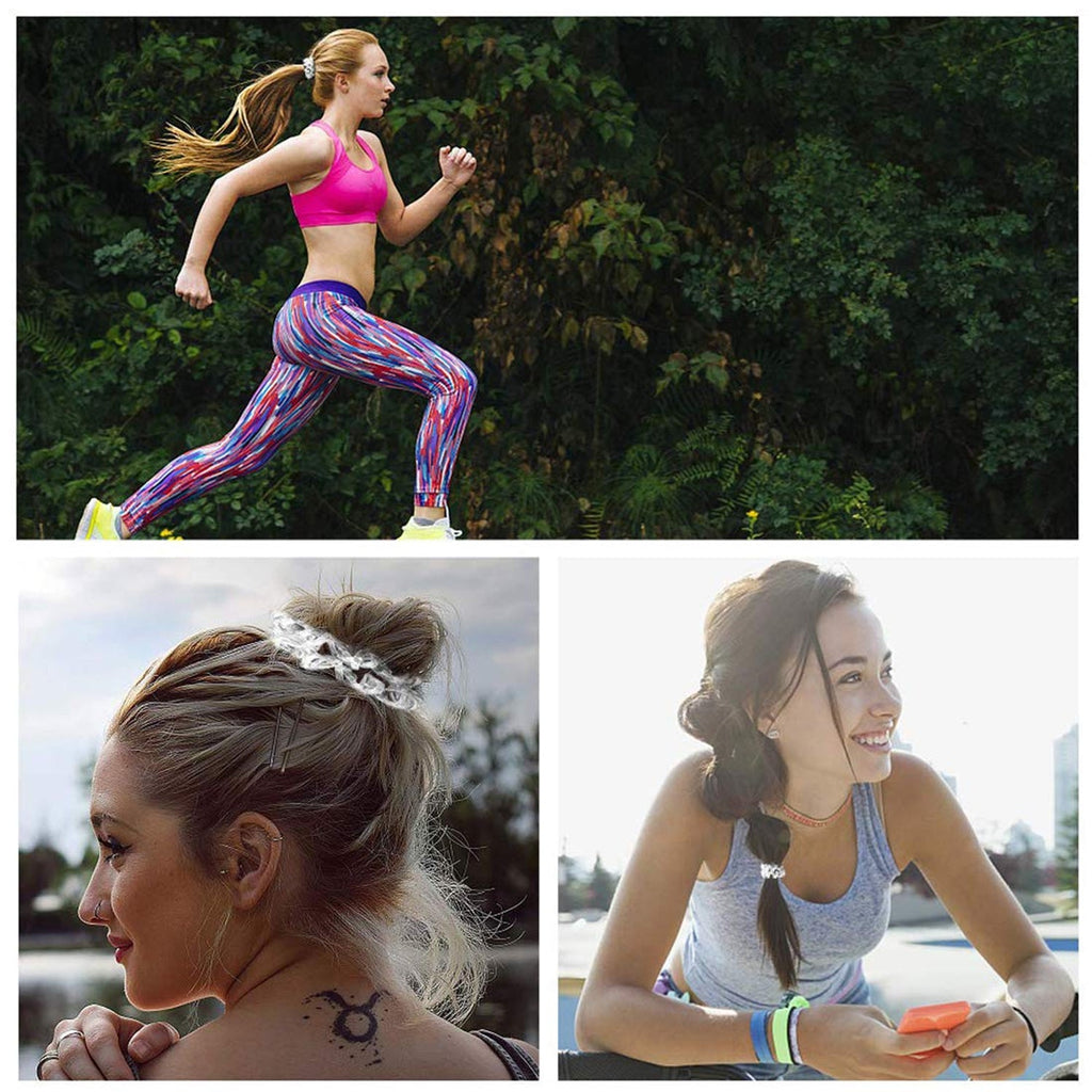 Stretchable durable coil hair bands