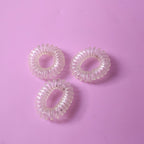 Clear plastic hair bands for casual and formal styles
