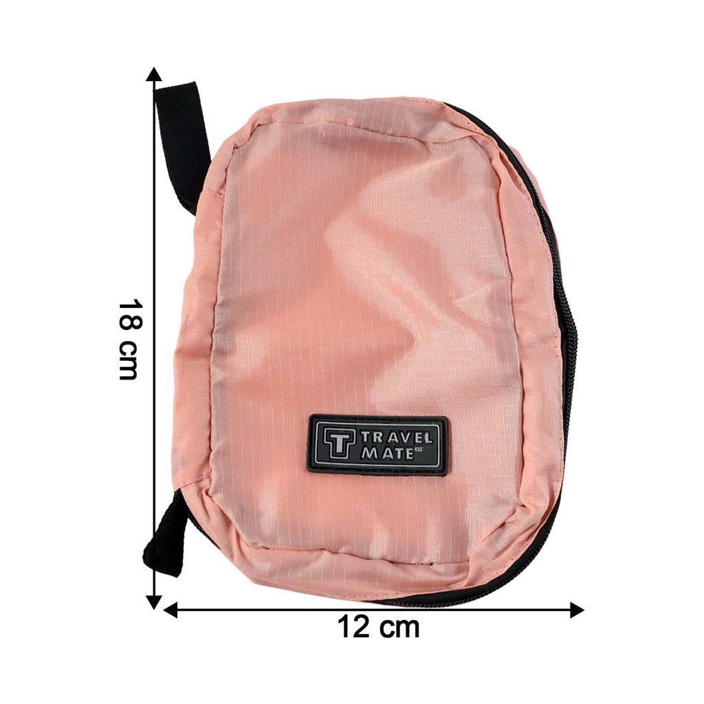 Lifestyle use of premium travel toiletry organizer bag