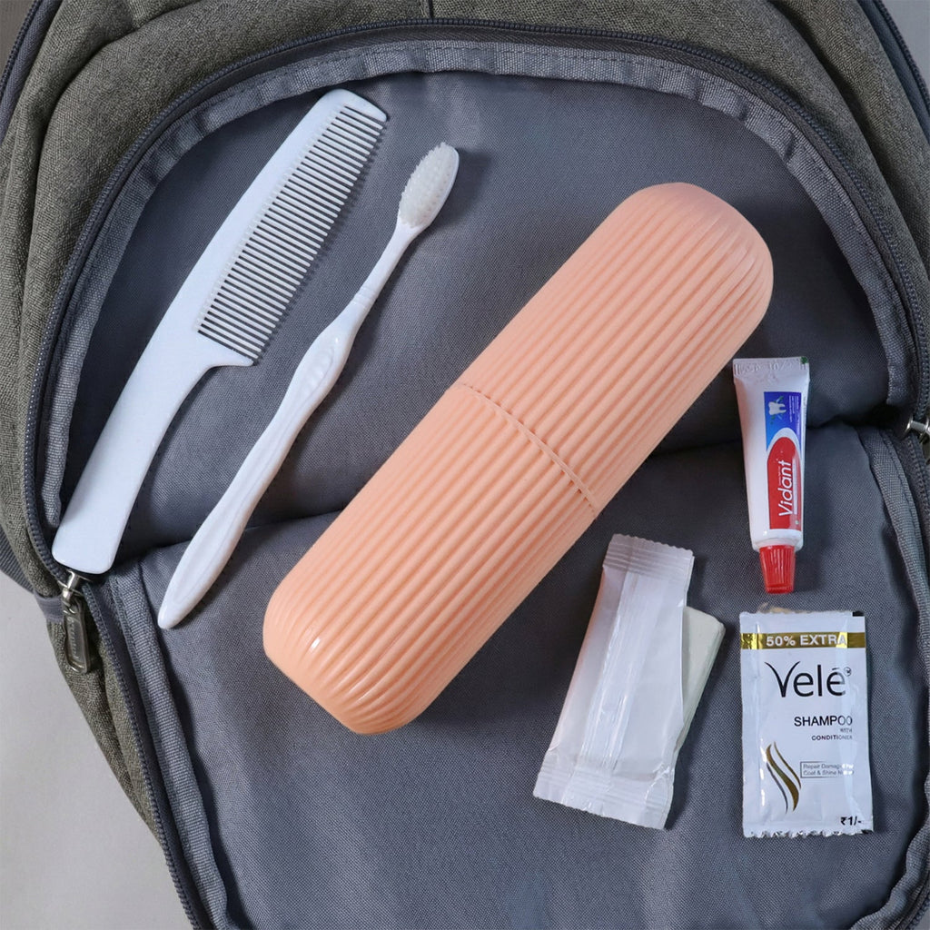 Multi-functional 5-in-1 travel grooming set in protective case