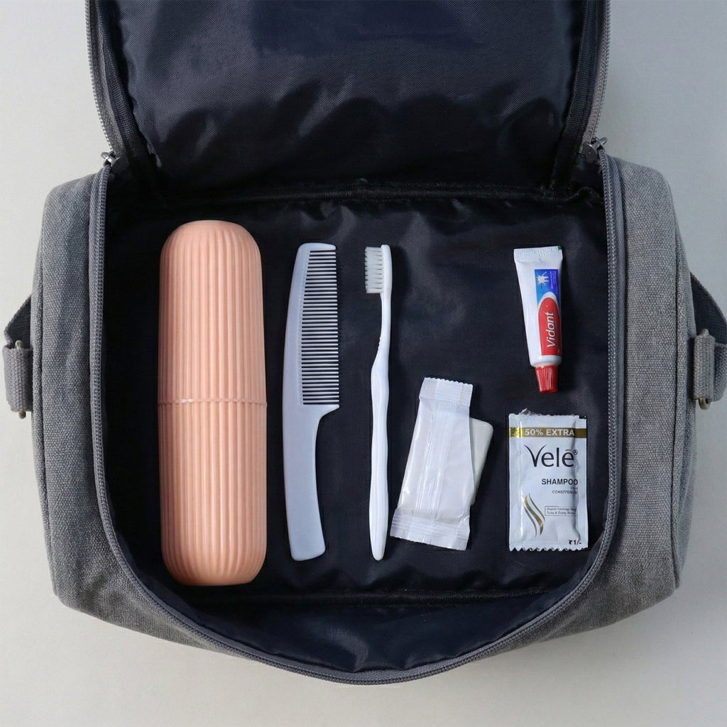 Portable grooming kit set ideal for travel and outdoor use