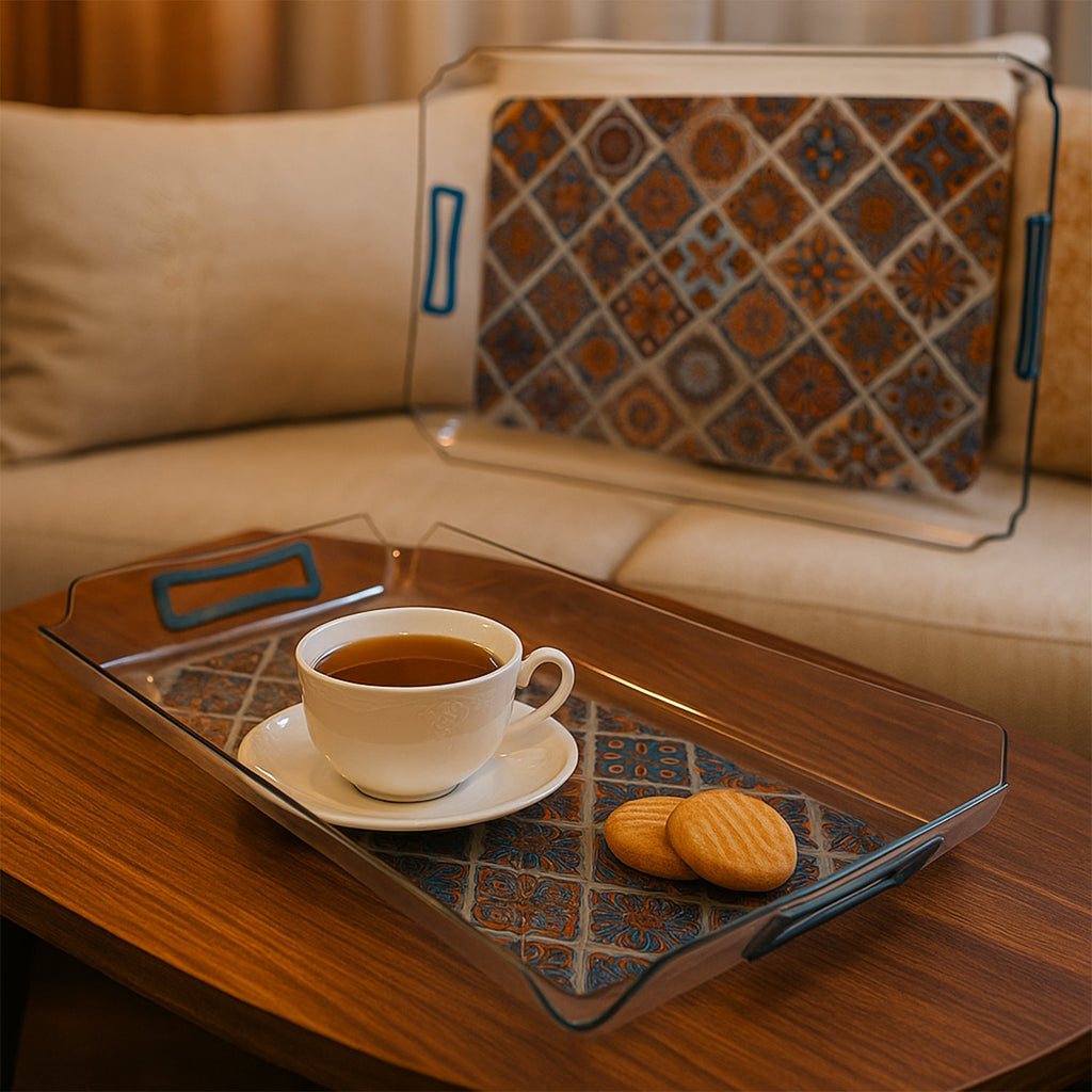 Decorative multipurpose serving trays ideal for home and party use
