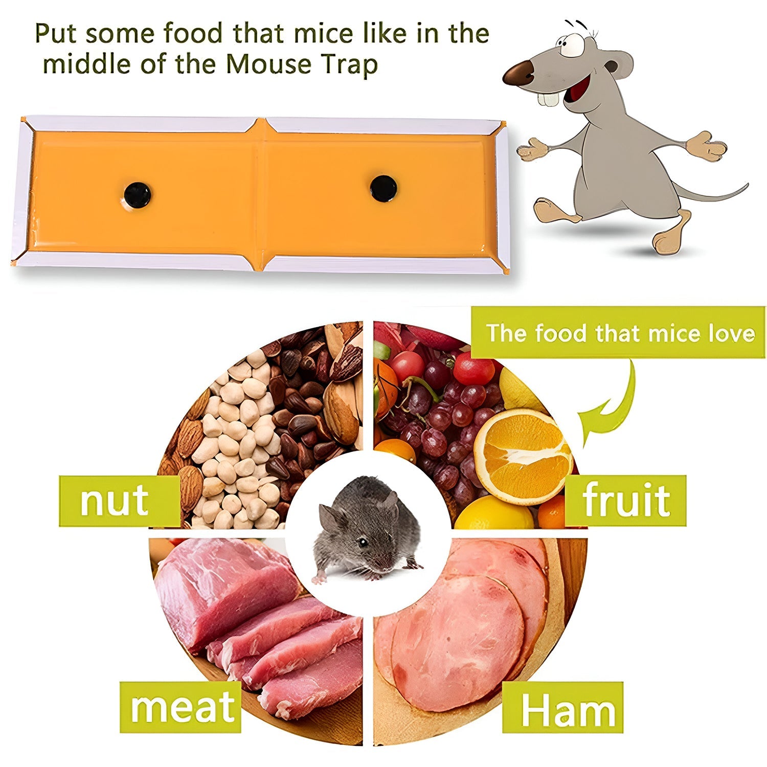 Small size mouse and rat glue trap sheets