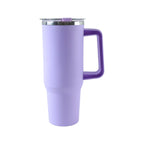 Close-up view of insulated mug