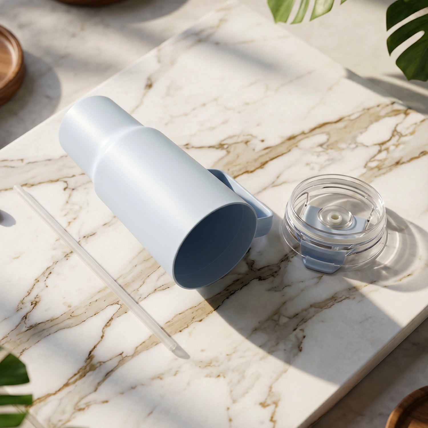 Leak-proof 1800ml travel tumbler ensuring spill-free use.
