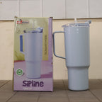 Reusable 1800ml water tumbler for hot and cold beverages.