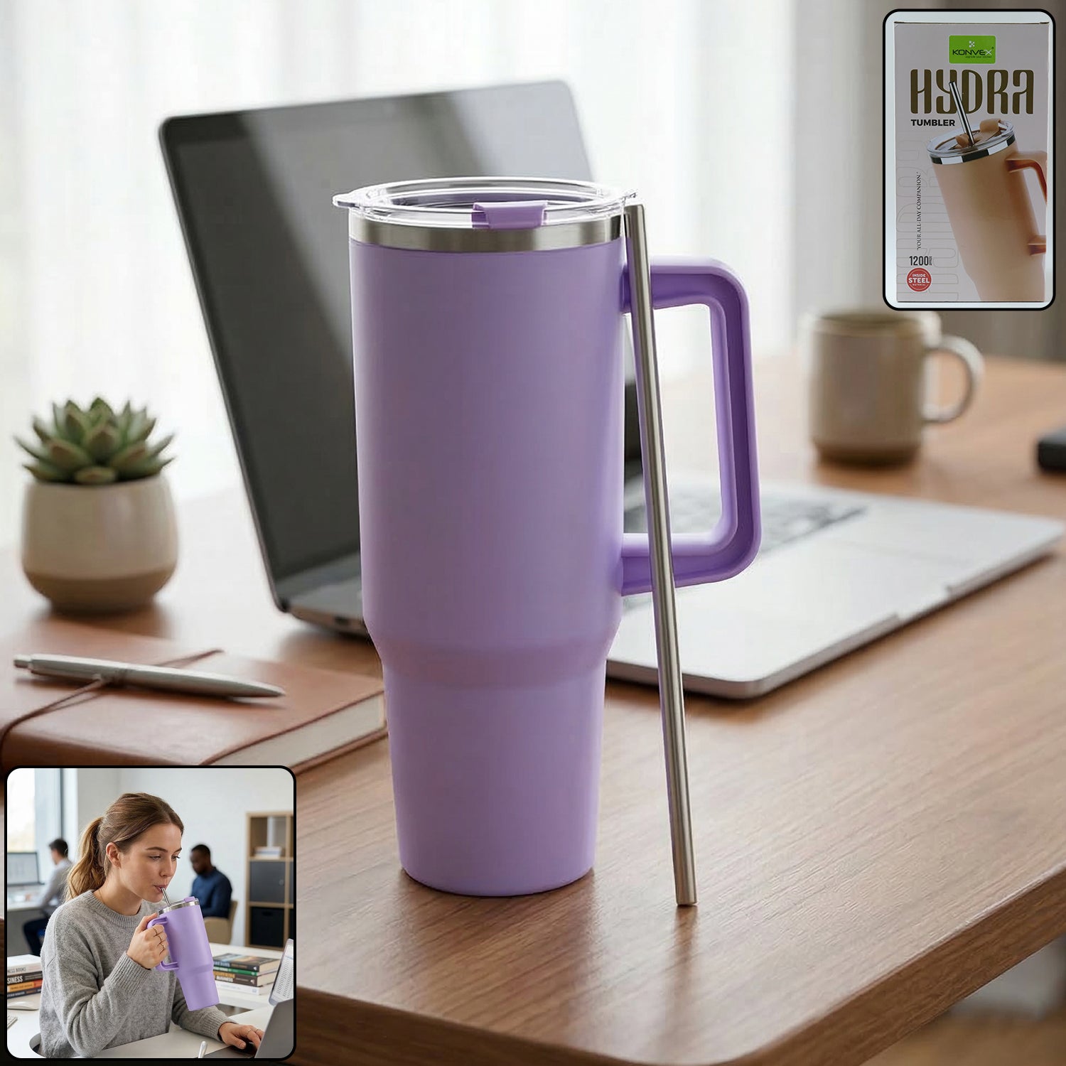 Konvex insulated tumbler mug without SKU