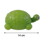 Display of small tortoise money bank size