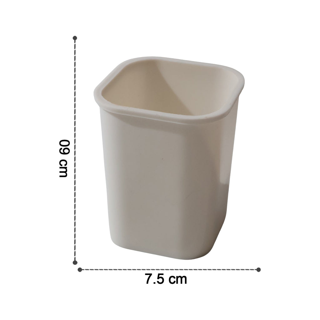 Dimensions of the wall mounted toothbrush and soap holder showing length and breadth.