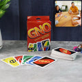 GNO card game deck featuring colorful family-friendly cards