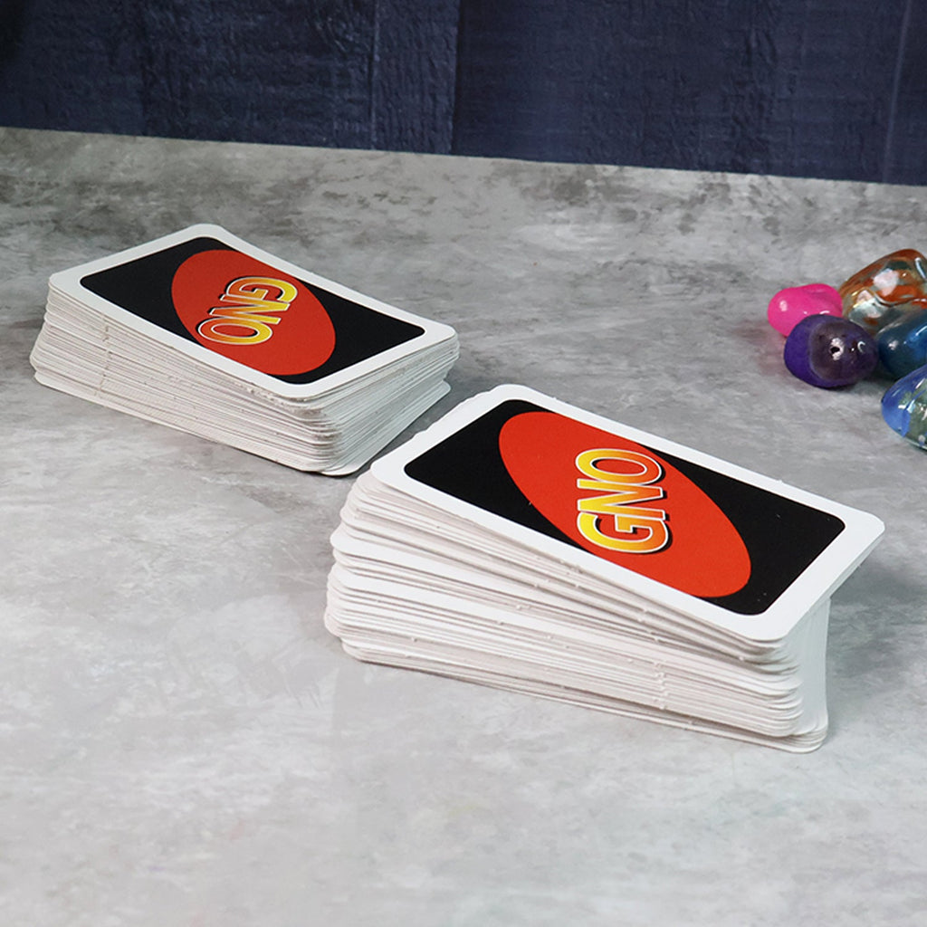 GNO card game cards fanned out showing vibrant color and design