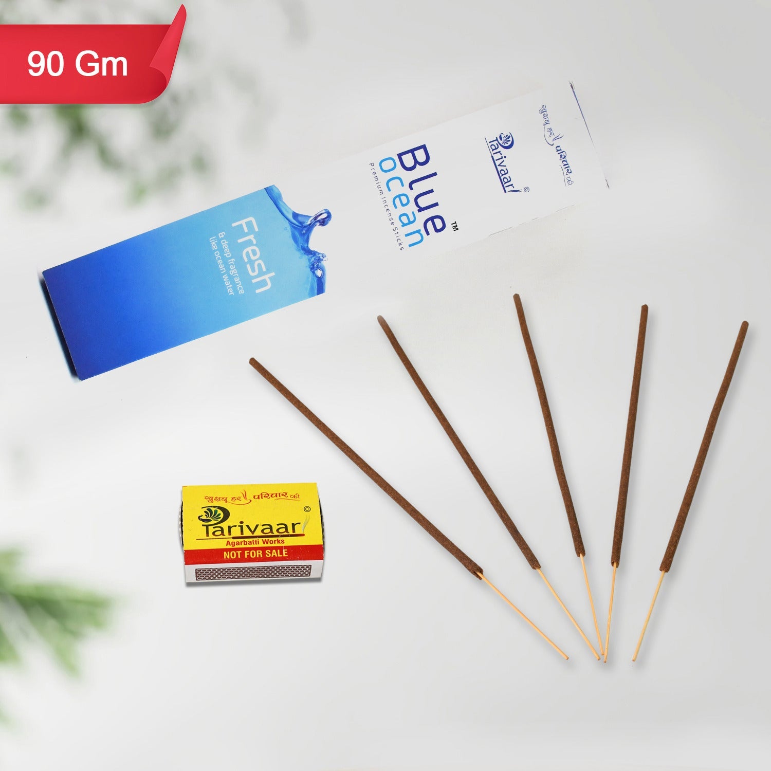 Burning Agarbatti incense sticks creating a serene ambiance during a pooja ceremony.