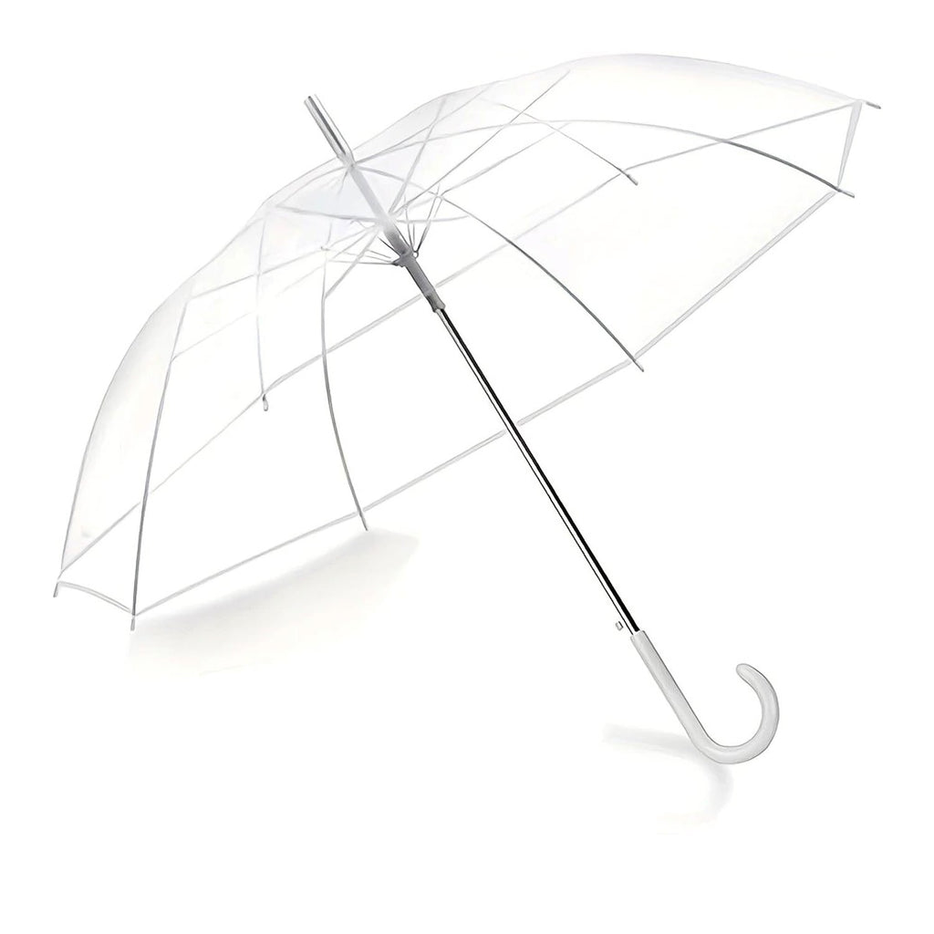 Bubble style transparent dome canopy design providing full rain coverage