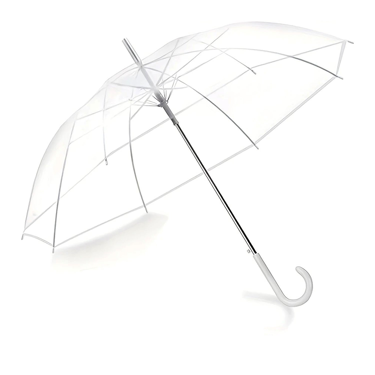 Bubble style transparent dome canopy design providing full rain coverage
