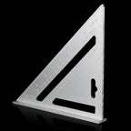 The BoltForce Rafter Square demonstrating roof pitch measurement capabilities.