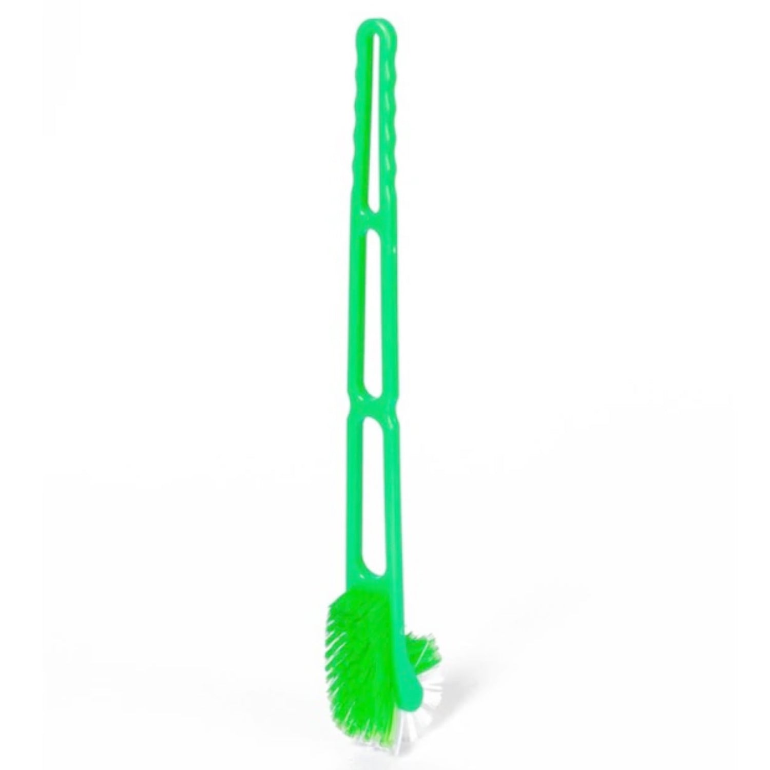 The versatile 2-in-1 toilet cleaning brush for hard-to-reach areas.