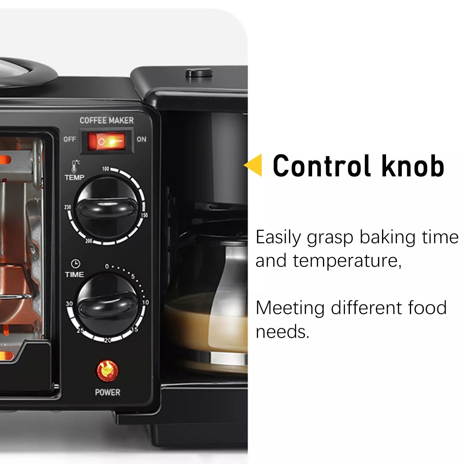 Lifestyle shot of a kitchen counter with the 3-in-1 Breakfast Maker.