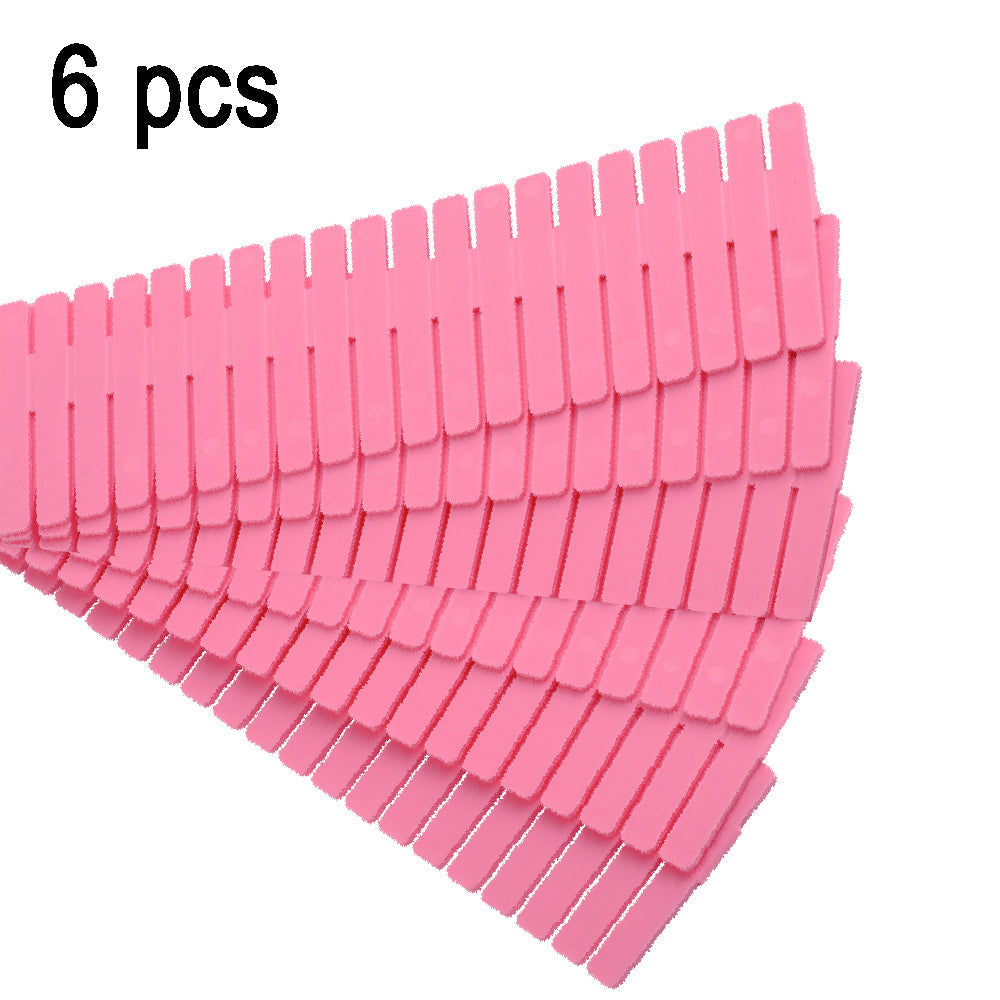 Packaging of the adjustable drawer organizer set, showing multiple pieces.