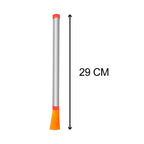 Compact and efficient dust cleaning brush with a durable steel body.
