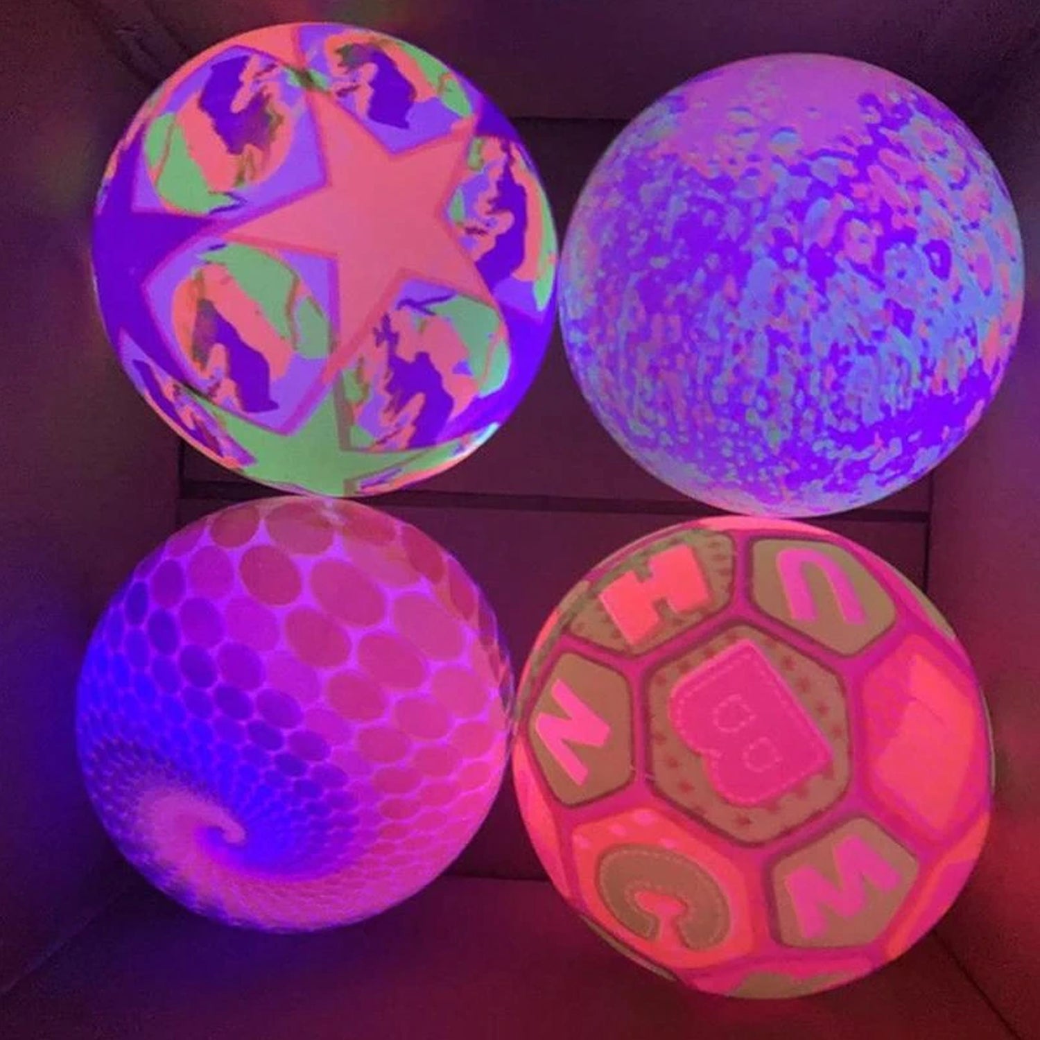 Kids playing with a Bouncy LED Ball, demonstrating its fun bounce and light-up action.