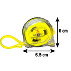 BoltForce 5-meter measuring tape displaying easy-to-read numbers and scratch guard coating.