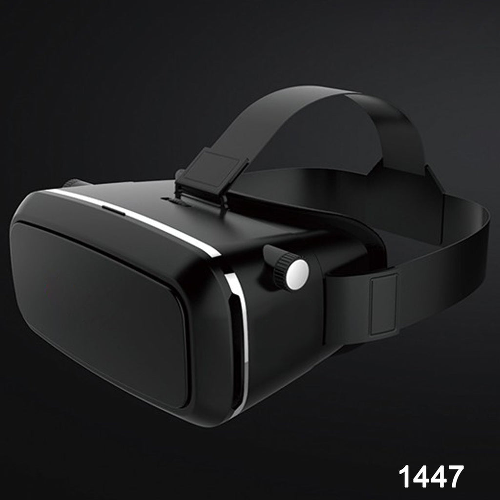 Person wearing the Fitnos VR Headset, showcasing its comfortable and ergonomic design.