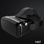 Person wearing the Fitnos VR Headset, showcasing its comfortable and ergonomic design.