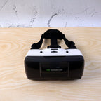 Immersive 3D VR virtual reality headset featuring adjustable optical lenses