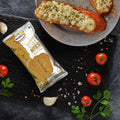 Maniarr's Garlic Bread Khakhra wheat chips packet, showcasing the flavour and brand.